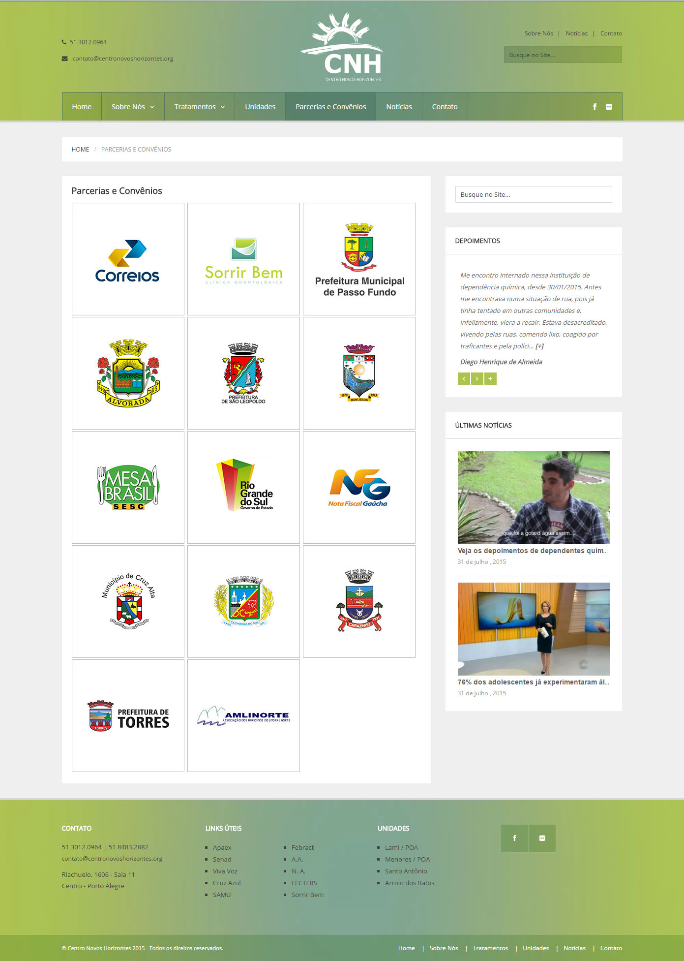 Parcerias e Convênios