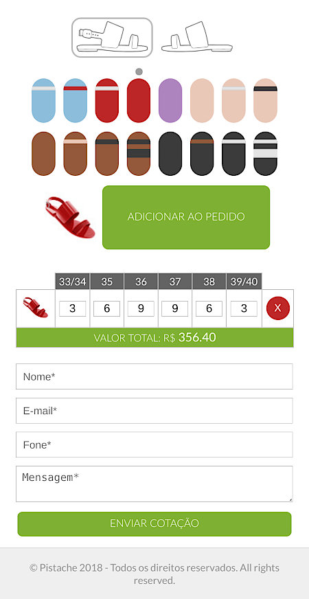 WebApp Mobile - Cotação
